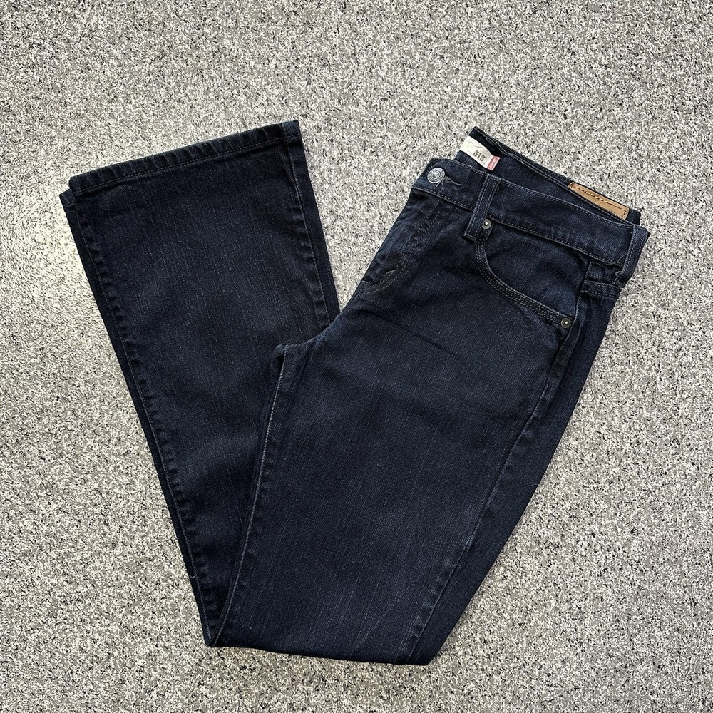 Levis Jeans 515 Boot Cut Womens 6M 30x30 Black Cotton Stretch Y2K Denim